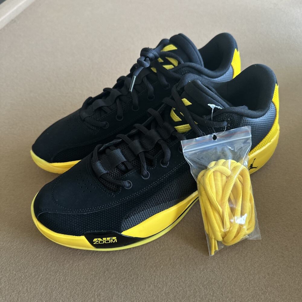 Air Jordan Men's size 14 Luka .77 Quai 54 Black Yellow